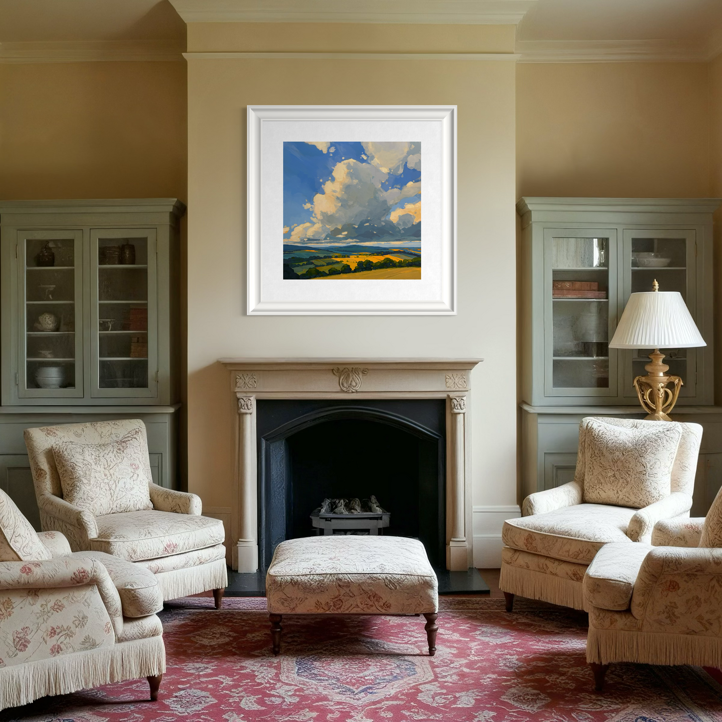 Harvest Sky - Contemporary British Landscape Fine Art Print