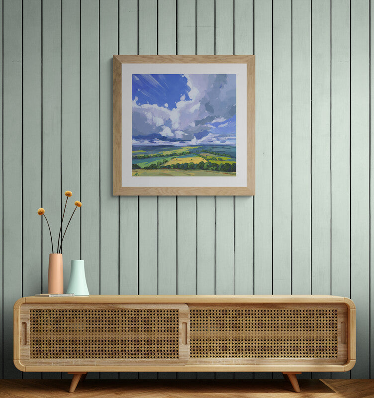 Gentle Solstice - Contemporary British Landscape Fine Art Print