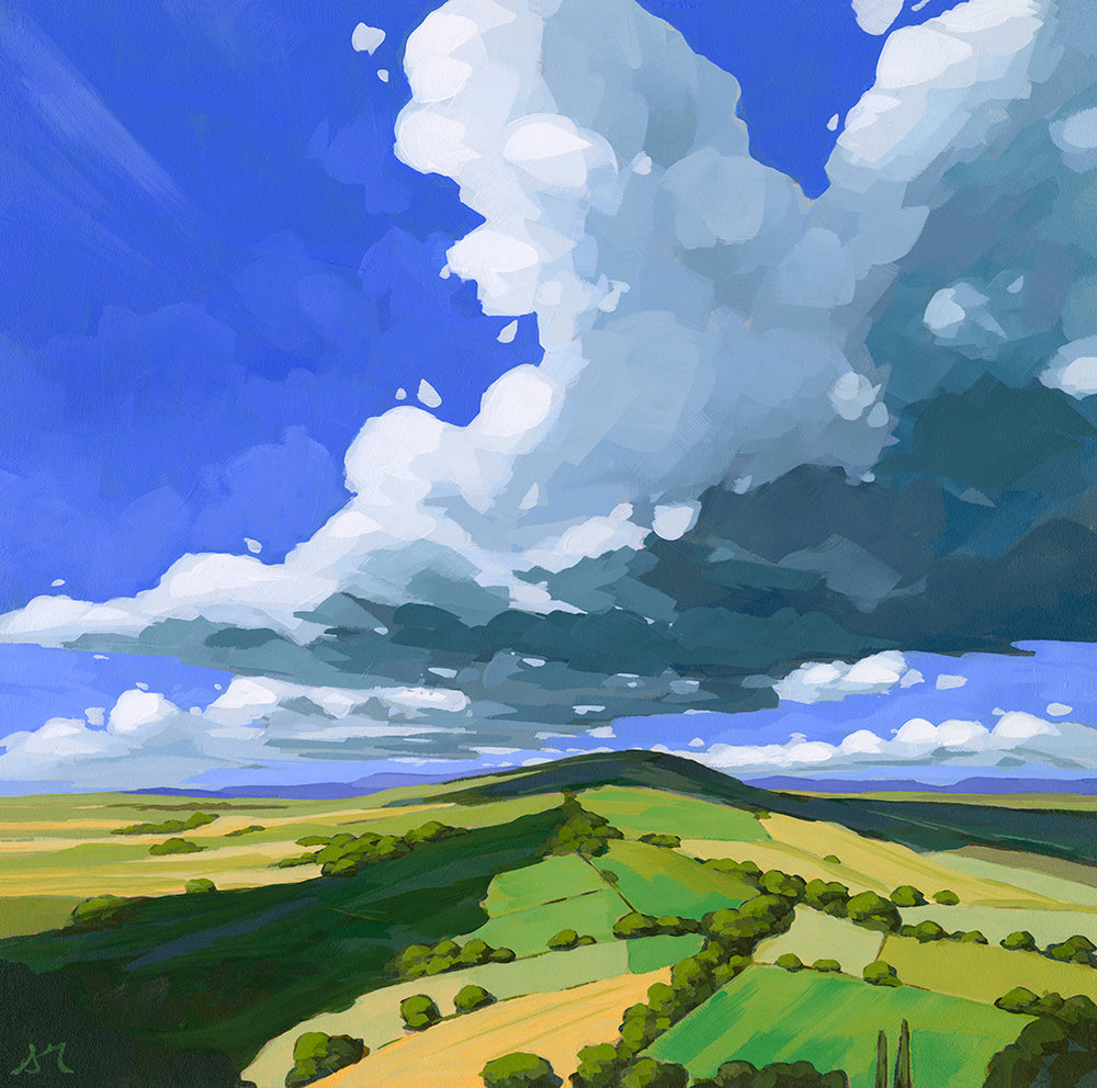 Held In Summer Light - Contemporary British Landscape Fine Art Print