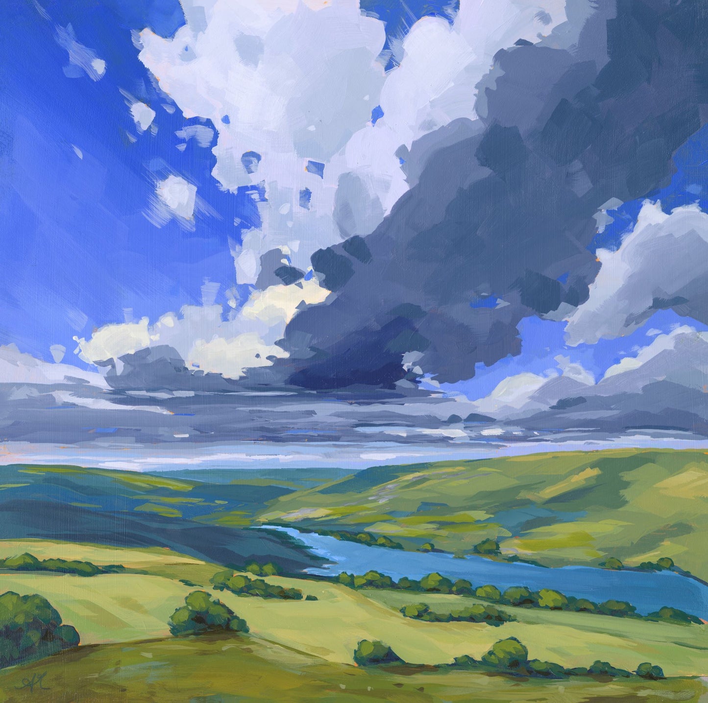High Summer Skies - Fine Art Print