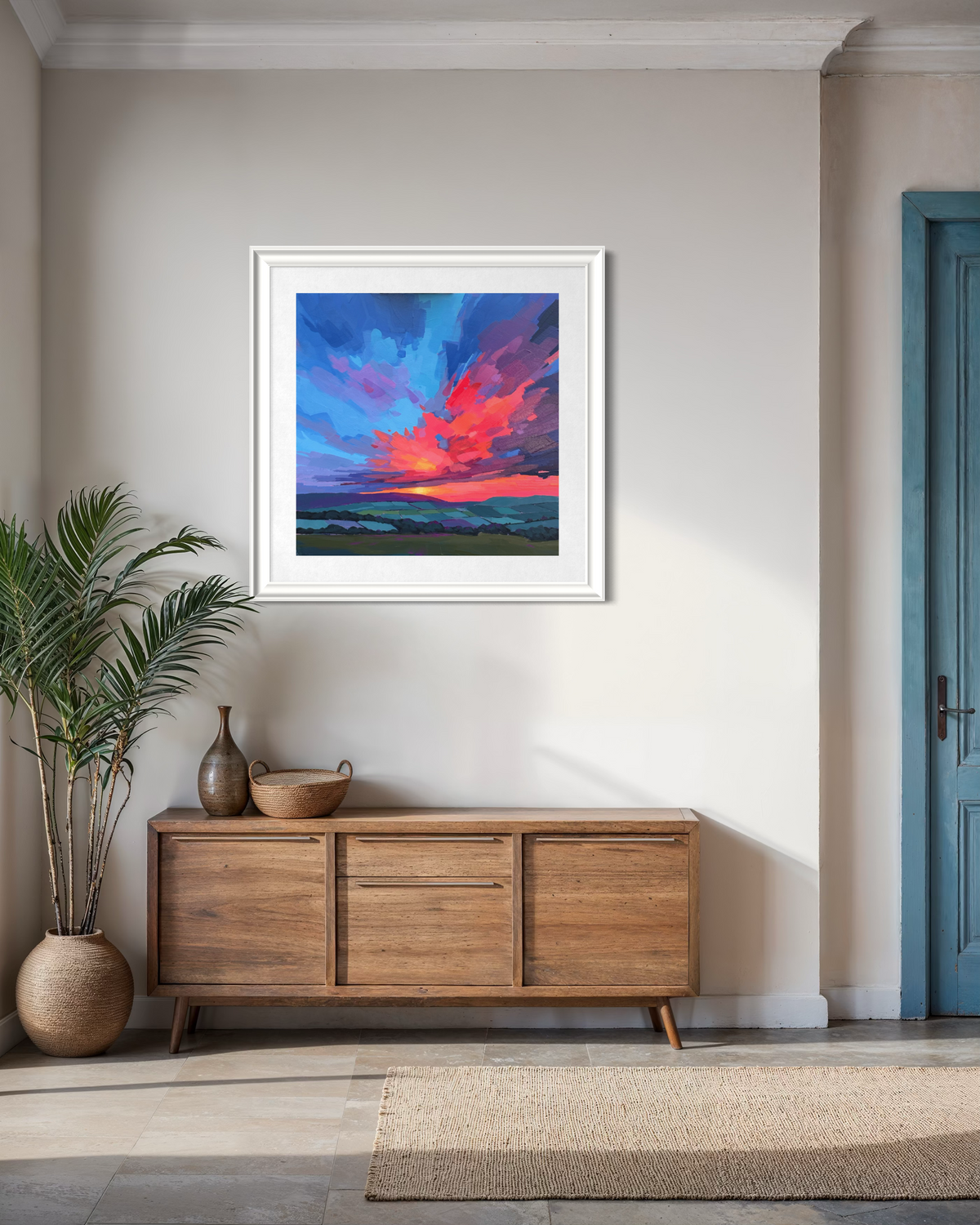 The Burning Hour - Contemporary British Landscape Fine Art Print
