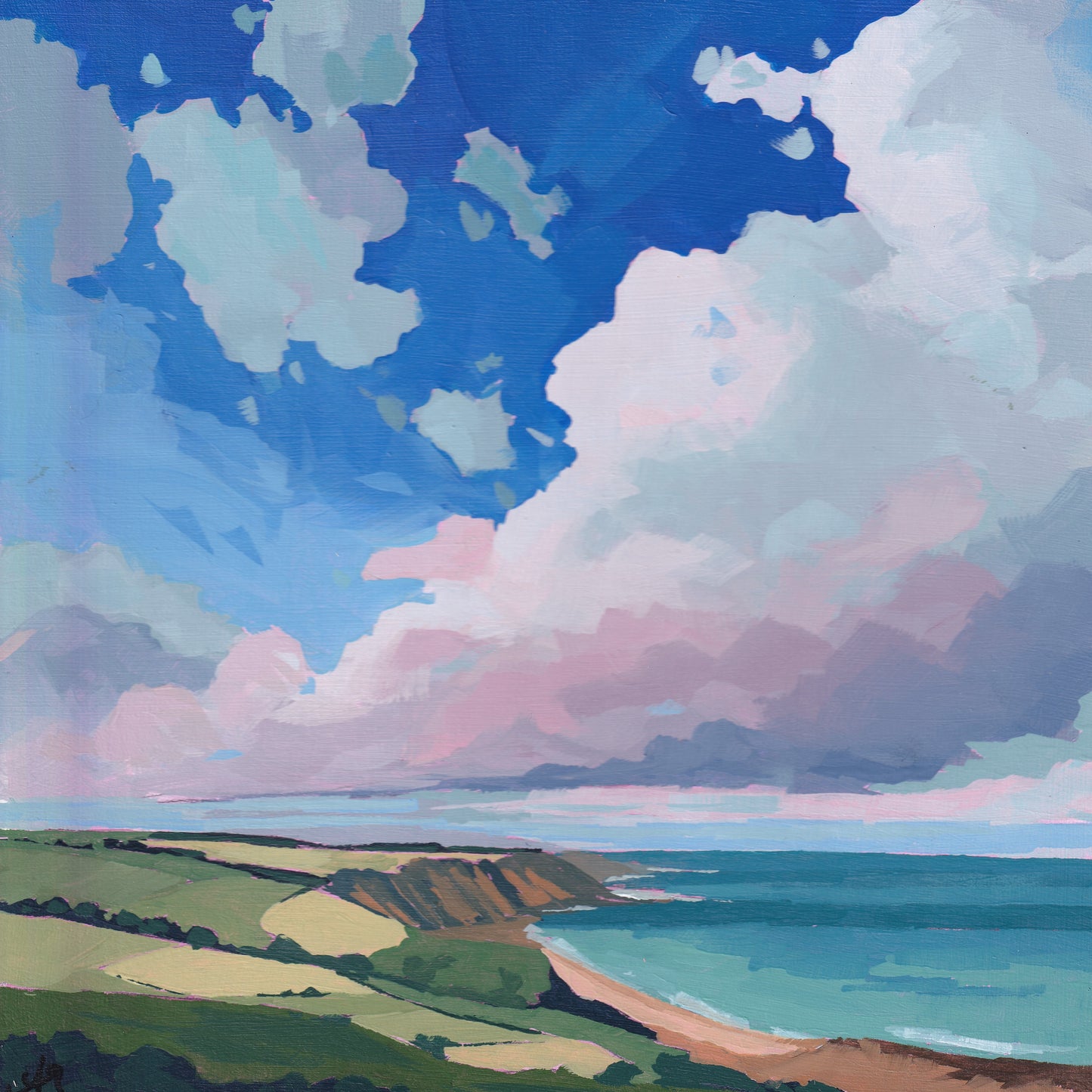 Open Water, Open Sky - Contemporary British Landscape Fine Art Print