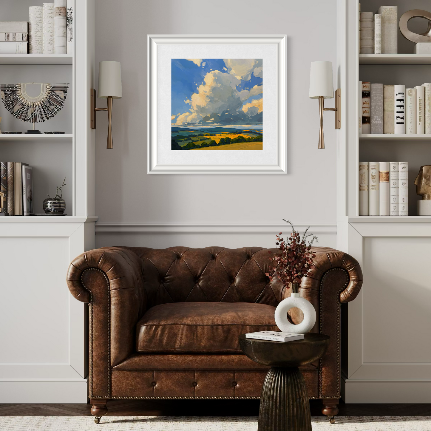 Harvest Sky - Contemporary British Landscape Fine Art Print