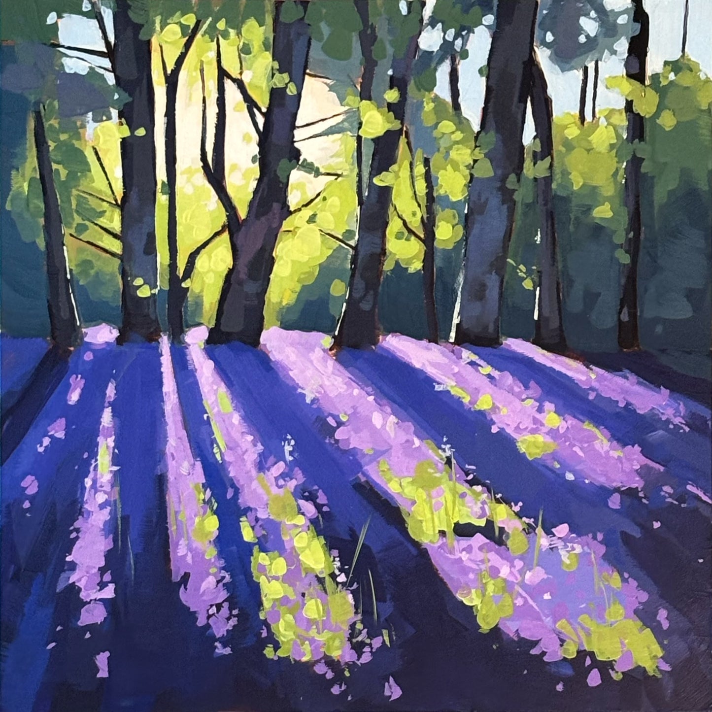 British landscape fine art print by Sarah Thomas, archival giclée reproduction from original painting