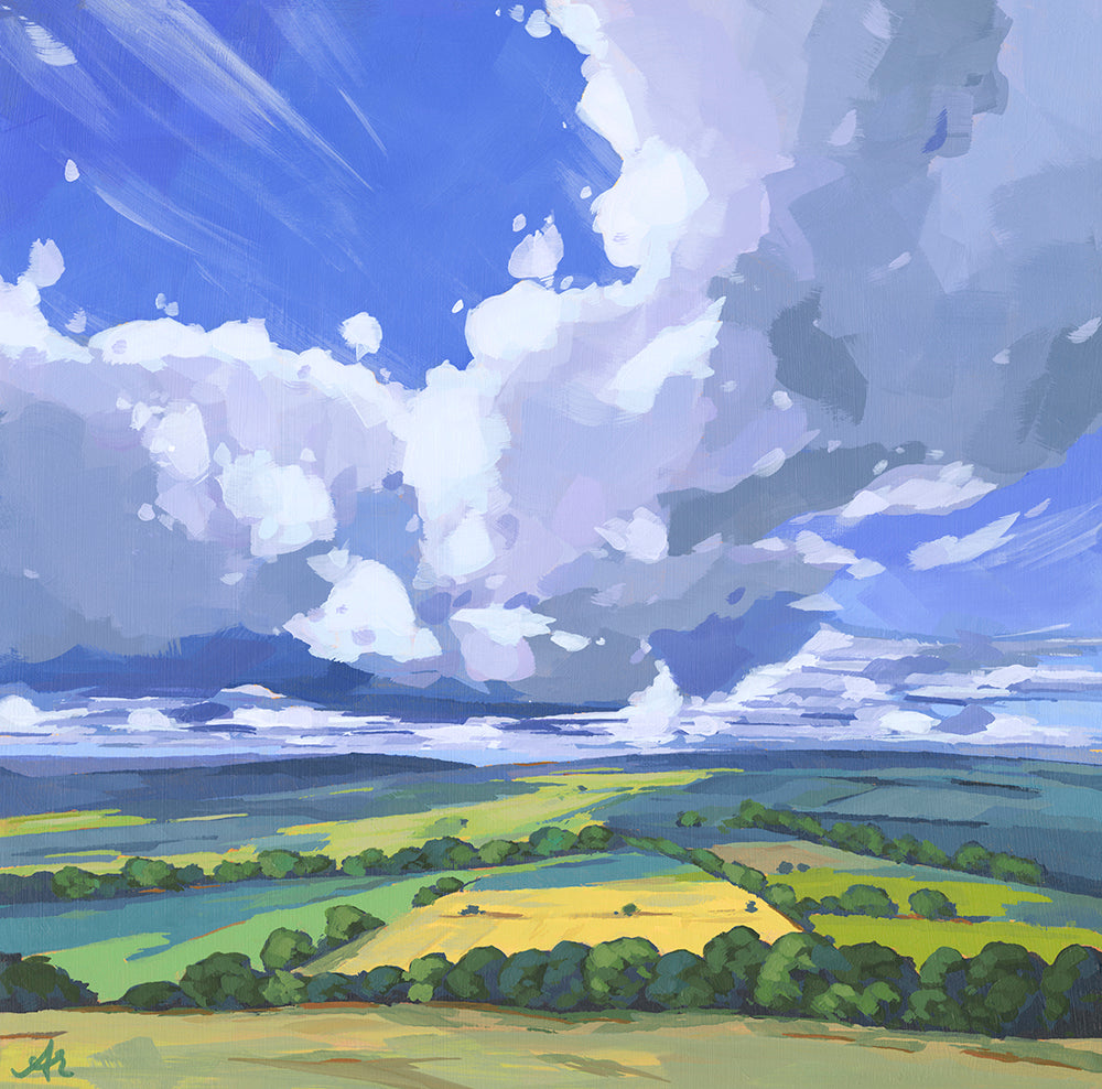 Gentle Solstice - Contemporary British Landscape Fine Art Print