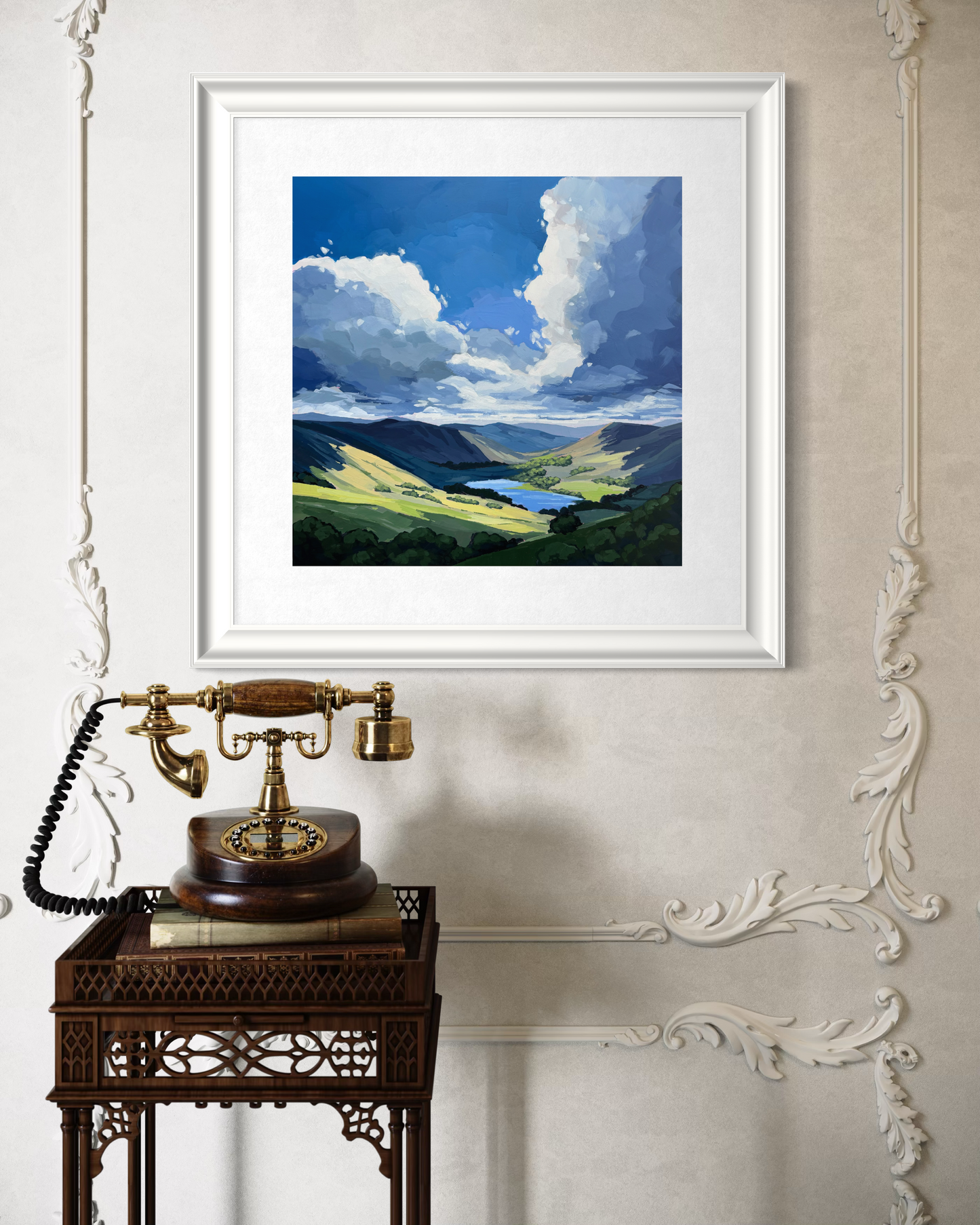 Quiet of the Valleys (Distawrwydd y Cymoedd) - Contemporary British Landscape Fine Art Print