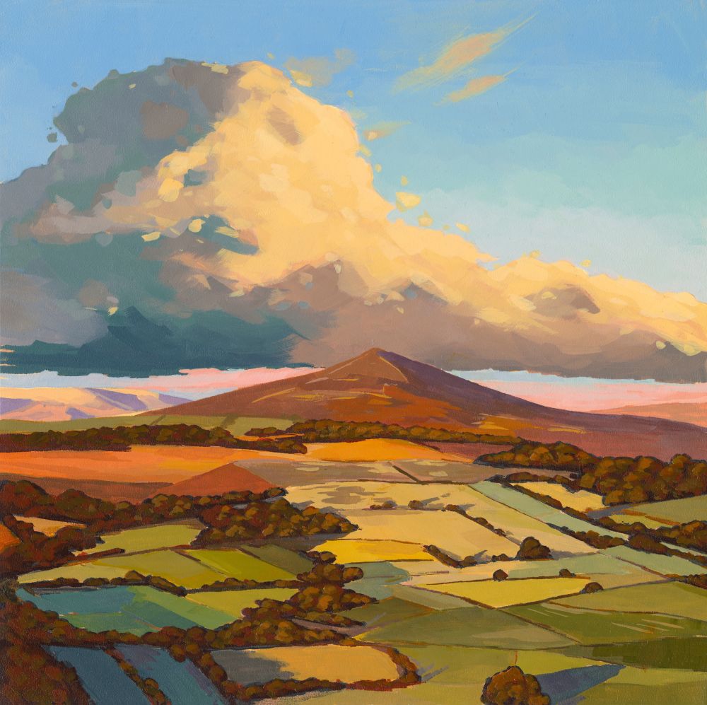 Sugarloaf Mountain - Contemporary British Landscape Fine Art Print