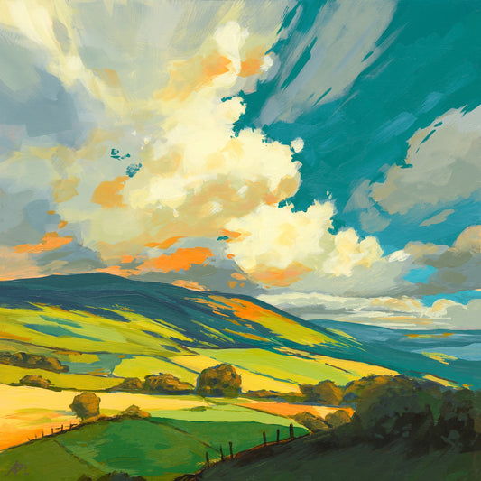The Amber Hills - Limited Edition Fine Art Print