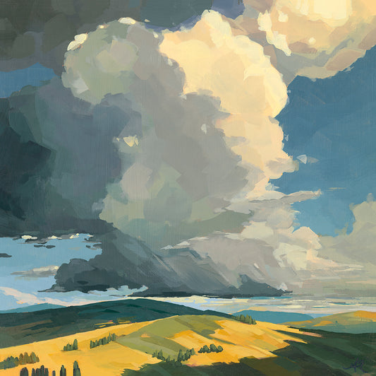 Tuscany In Gold - Original Painting