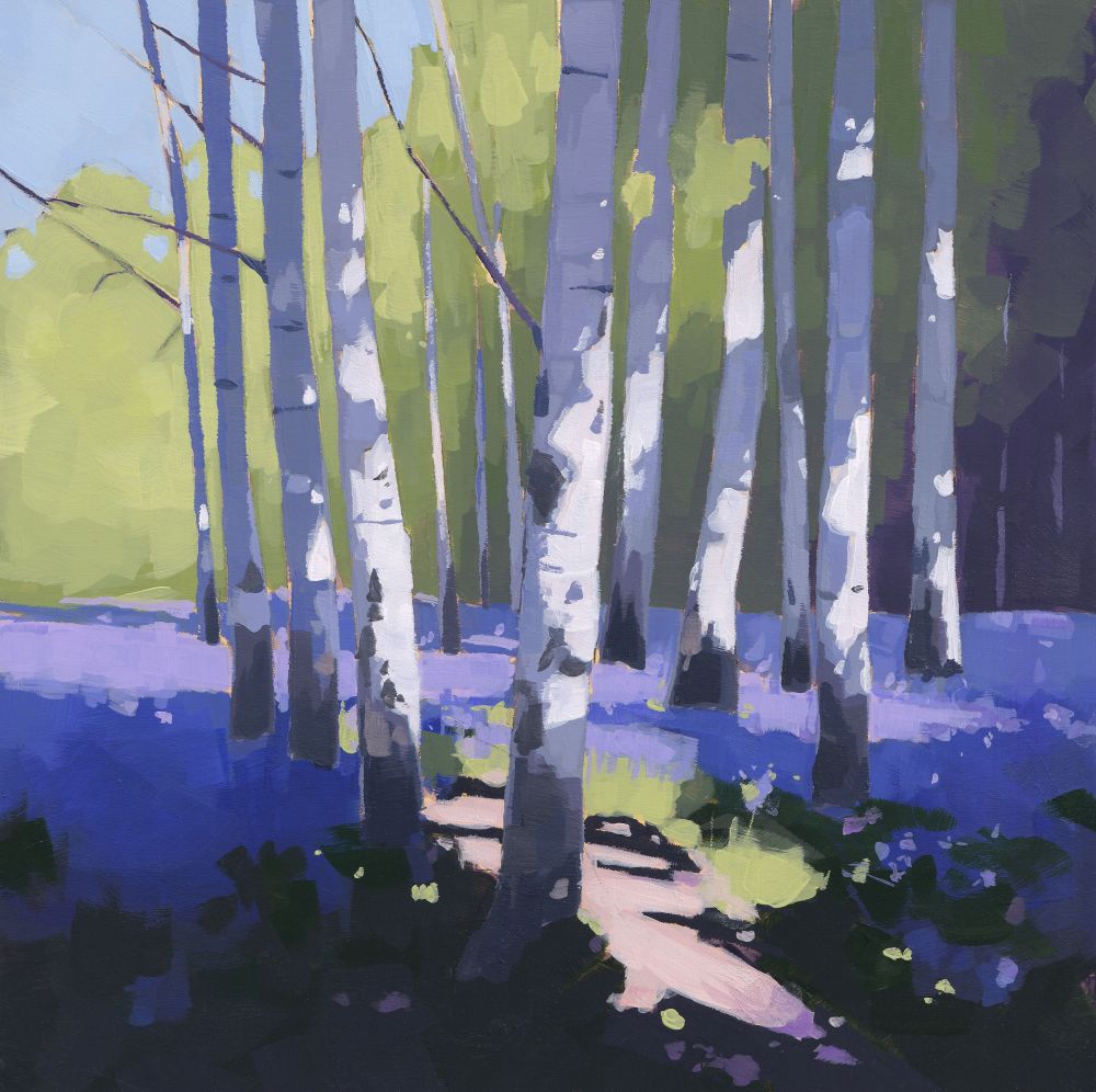 Where Spring Light Falls - Contemporary British Landscape Fine Art Print